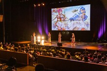 「文化放送 超！A&G+『徳井青空・久保ユリカ アルマギア情報局』公開収録」の様子。