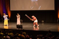 「文化放送 超！A&G+『徳井青空・久保ユリカ アルマギア情報局』公開収録」の様子。