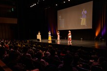 「文化放送 超！A&G+『徳井青空・久保ユリカ アルマギア情報局』公開収録」の様子。