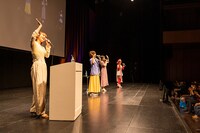 「文化放送 超！A&G+『徳井青空・久保ユリカ アルマギア情報局』公開収録」の様子。