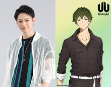 左から馬越琢己、香椎一澄。