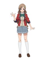 世渡愛梨（CV：花守ゆみり） (c)美紅／双葉社・「真・進化の実」製作委員会