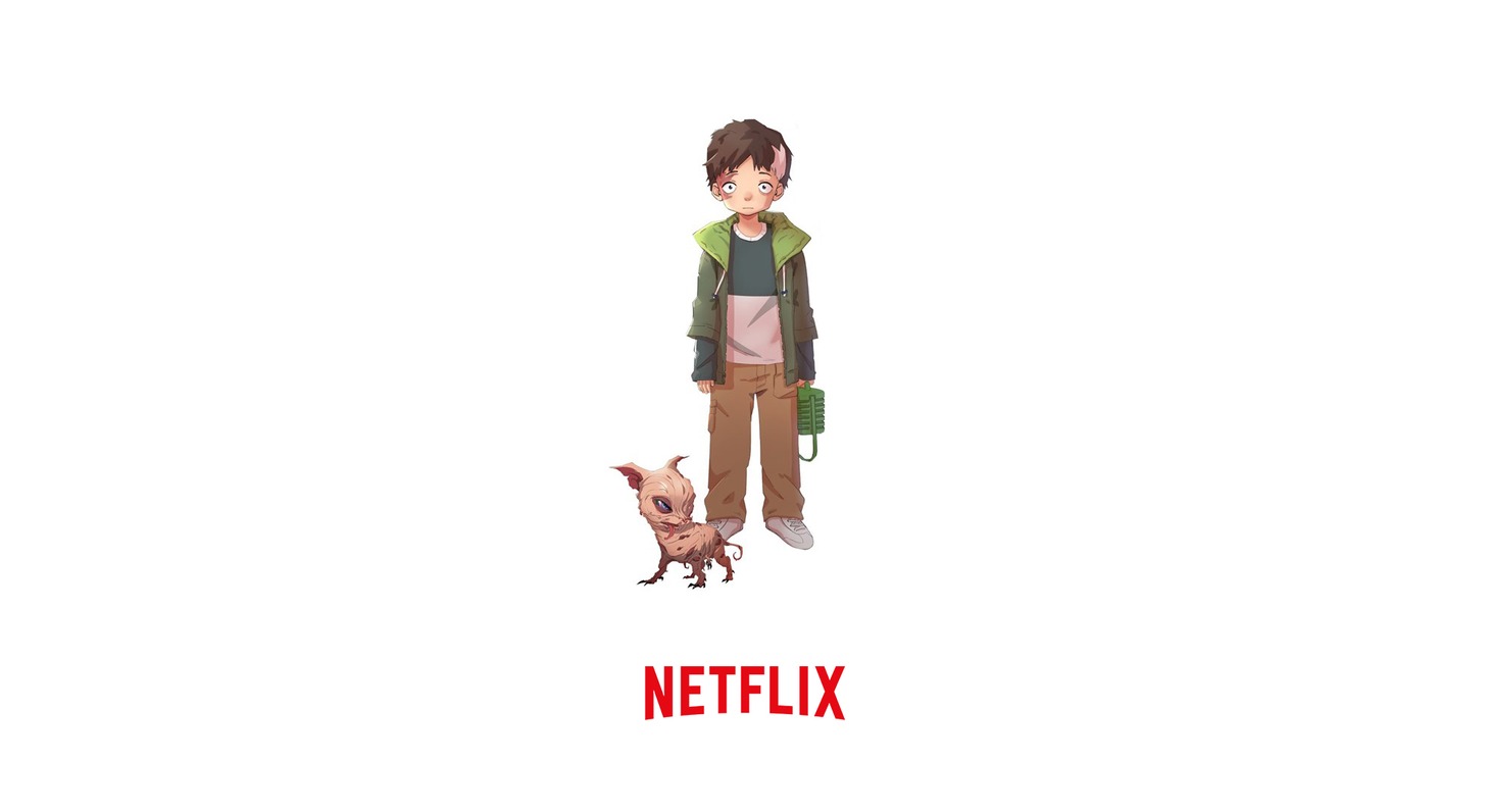 アニメ「ぼくのデーモン」のキャラクターデザイン画像。