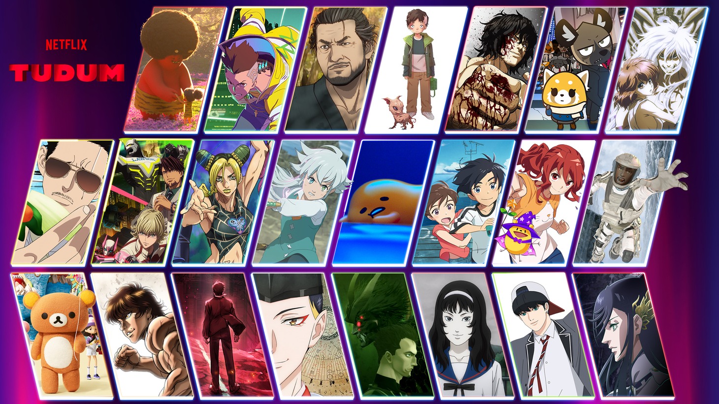 Netflixアニメの“ヒーローアート ”。