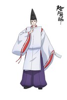 安倍晴明のキャラクタービジュアル。