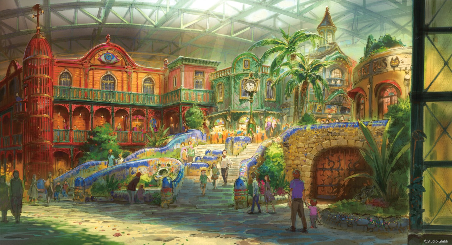 宮崎吾朗画「ジブリの大倉庫」イメージスケッチ (c) Studio Ghibli