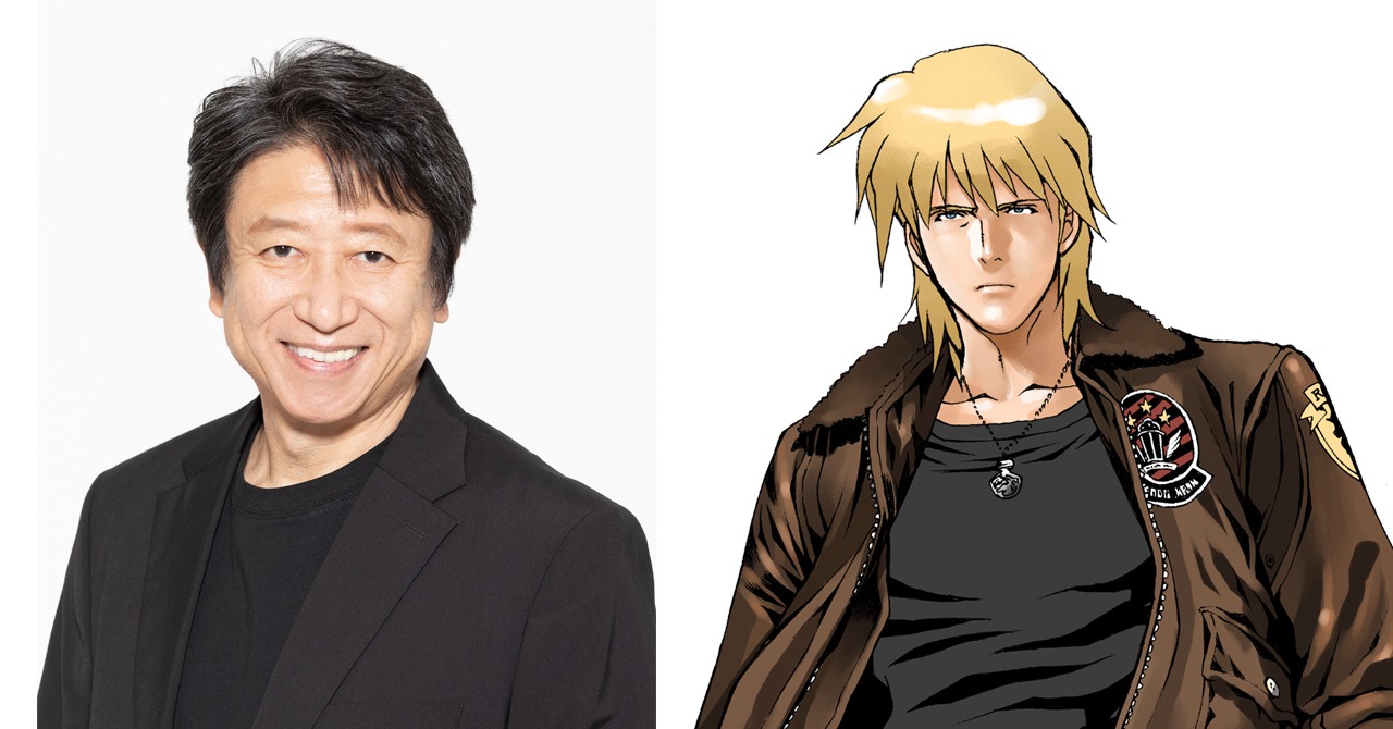 左が声を演じた井上和彦、右がジョニー・ライデン。