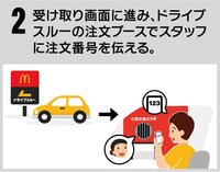 モバイルオーダーの操作方法。