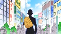 アニメ「名探偵コナン 犯人の犯沢さん」第1話の場面カット。