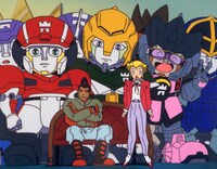 アニメ「疾風！アイアンリーガー」の場面カット。 (c)サンライズ