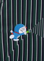 「シャツワンピース ひみつ道具『スモールライト』」刺繍部分