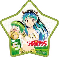 「うる星やつら 厳選素材たけのこの里」に付属するステッカー。