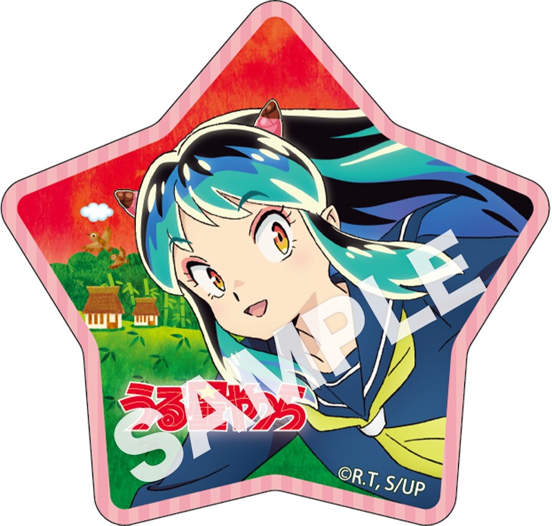 「うる星やつら たけのこの里いちご＆ショコラ」に付属するステッカー。