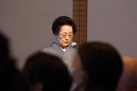 さいとう・プロダクションの社長で、さいとうの夫人である齊藤輝子氏。
