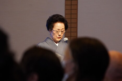 さいとう・プロダクションの社長で、さいとうの夫人である齊藤輝子氏。