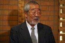 「劇画家 さいとう・たかを お別れの会」に参列した北見けんいち。