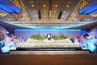 「劇画家 さいとう・たかを お別れの会」の祭壇。