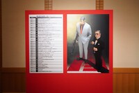 「劇画家 さいとう・たかを お別れの会」の会場内の展示物。