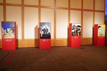 「劇画家 さいとう・たかを お別れの会」の会場内の展示物。