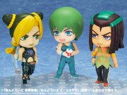 左から「ねんどろいど 空条徐倫」「ねんどろいど フー・F」「ねんどろいど E・コステロ」。