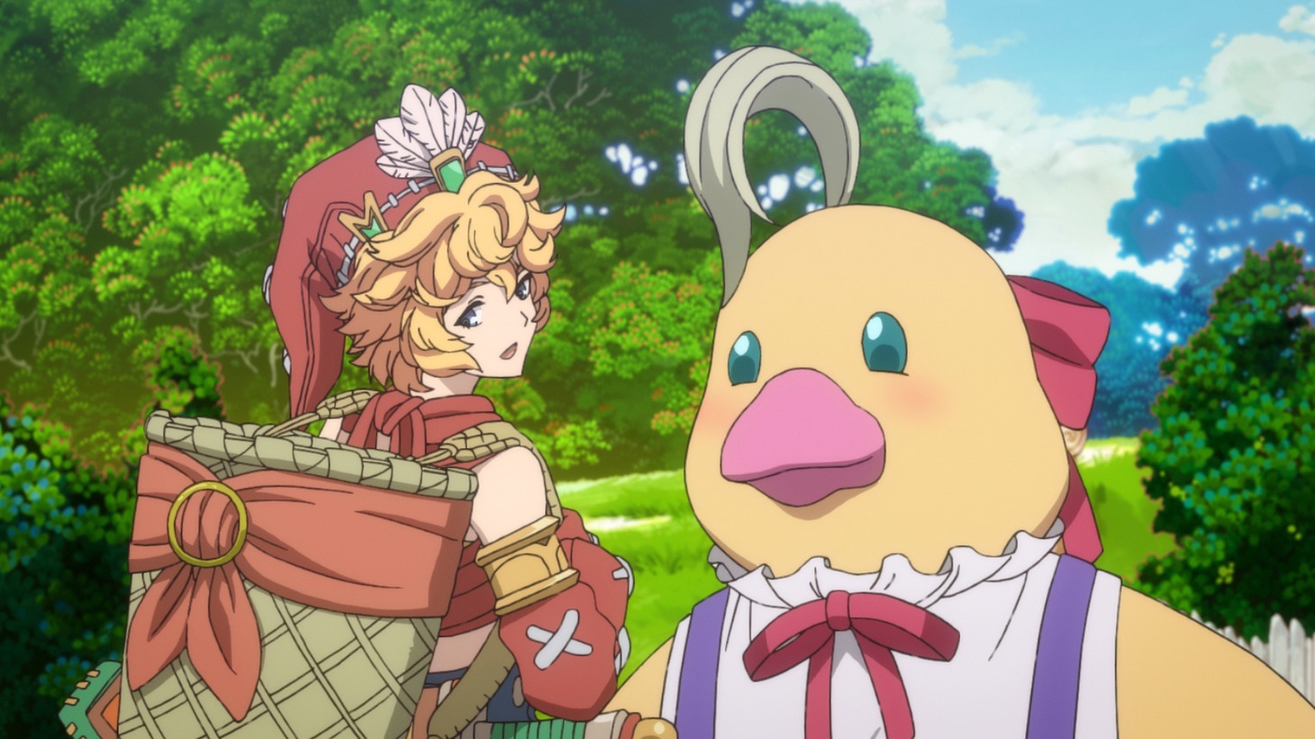 TVアニメ「聖剣伝説 Legend of Mana -The Teardrop Crystal-」第1話「ラピスラズリ（前編）」より。