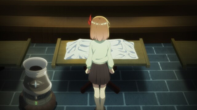 TVアニメ「新米錬金術師の店舗経営」第1話より。