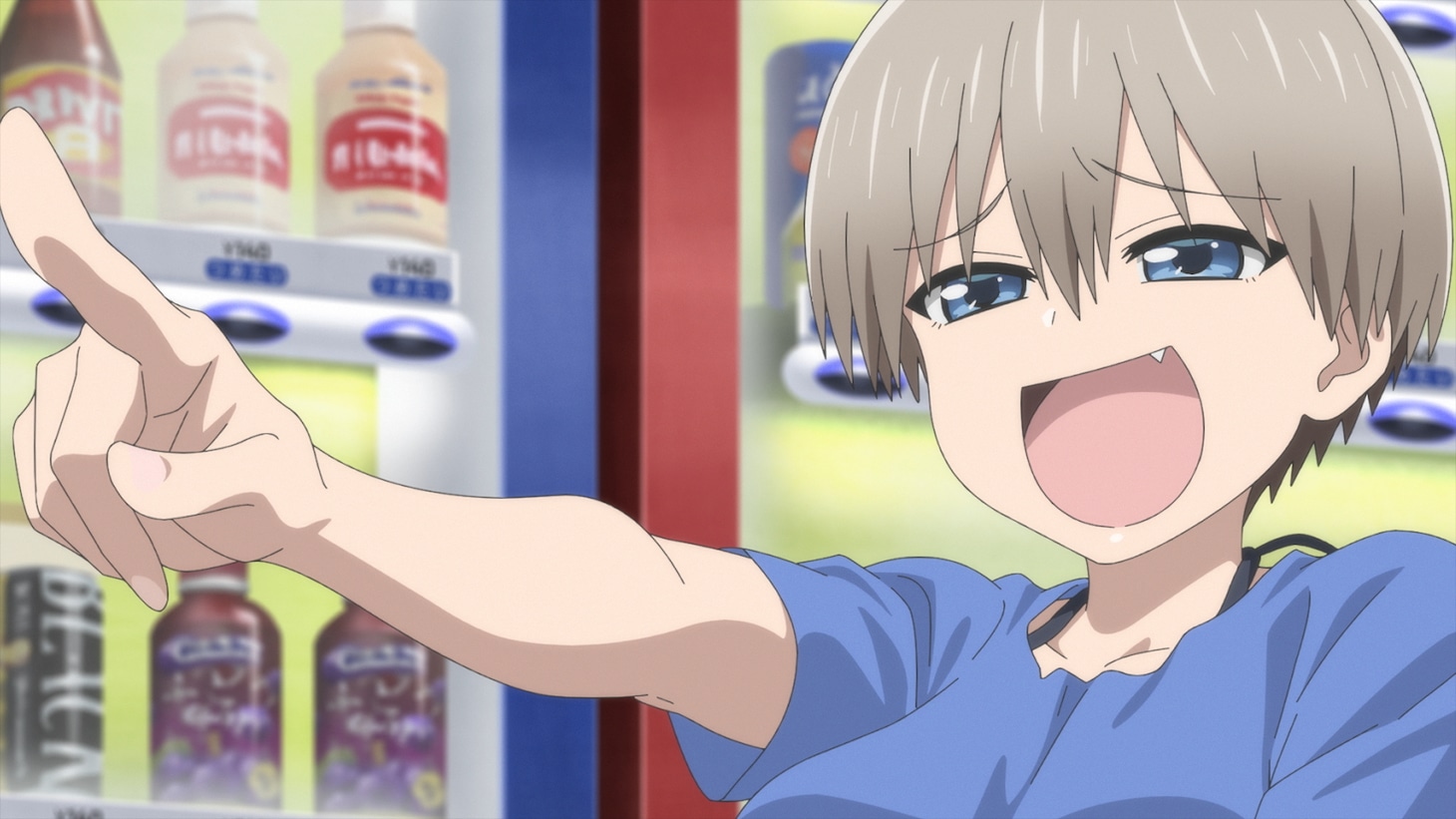 TVアニメ「宇崎ちゃんは遊びたい！ω」第1話より。