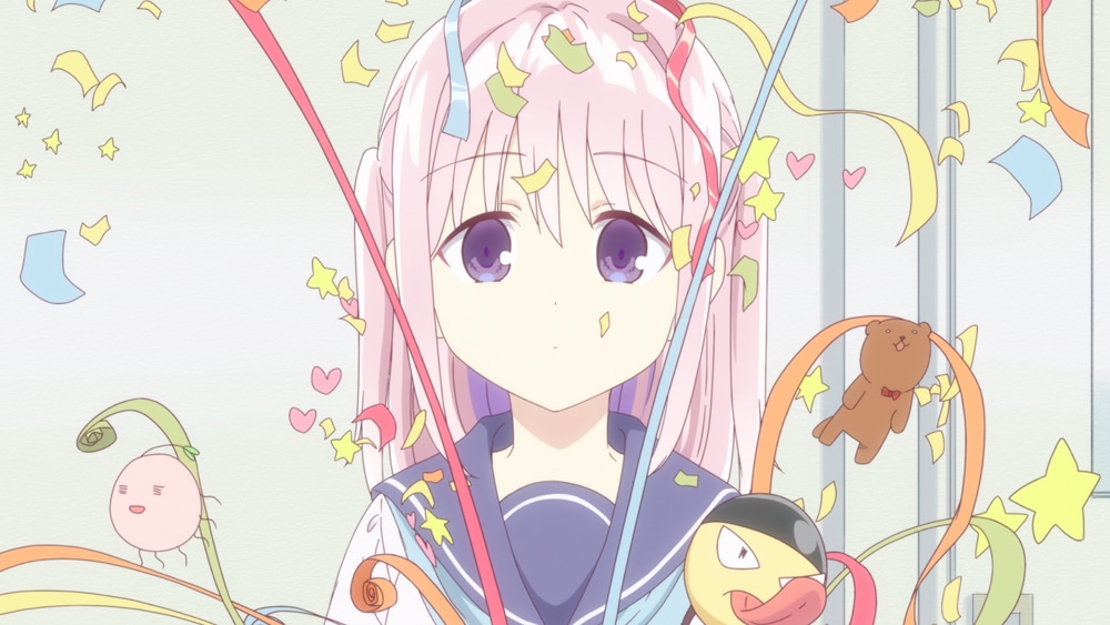 「顔に出ない柏田さんと顔に出る太田君」アニメCMより。