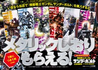 「機動戦士ガンダム サンダーボルト」の書店フェアの告知画像。