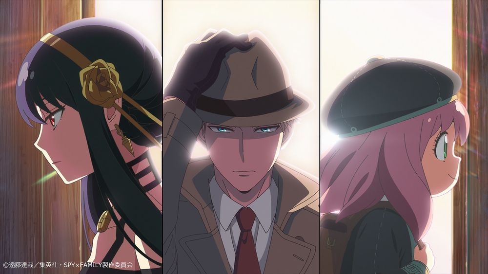 TVアニメ「SPY×FAMILY」第2クールノンクレジットエンディングアニメ映像より。