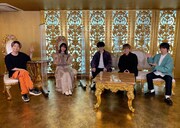 「TVアニメ『虫かぶり姫』放送直前記念ティーパーティー」の様子。