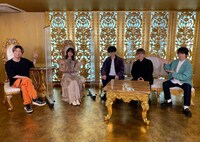 「TVアニメ『虫かぶり姫』放送直前記念ティーパーティー」の様子。