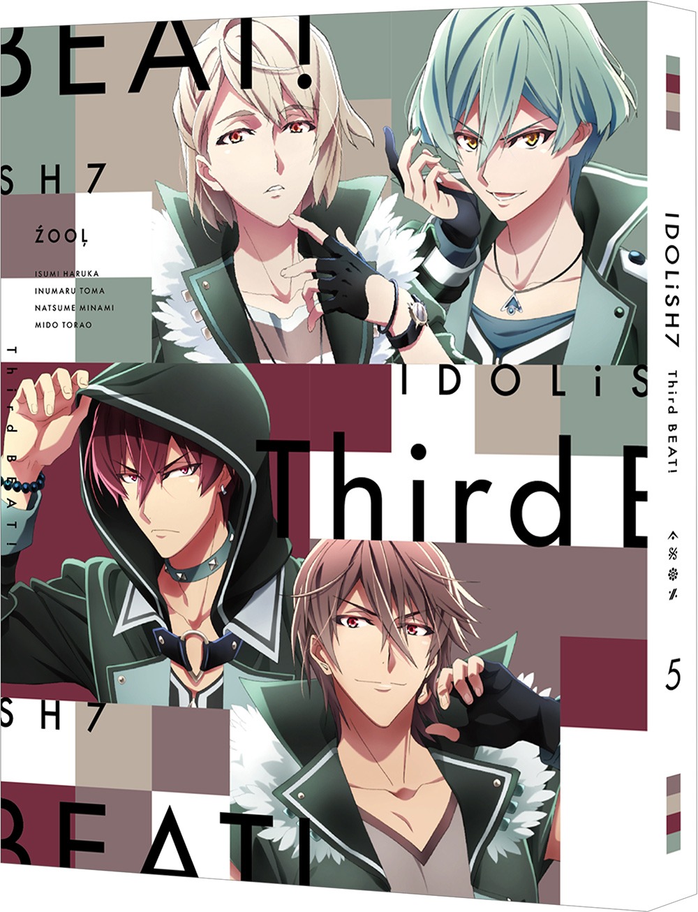 「TVアニメ『アイドリッシュセブンThird BEAT!』 Blu-ray/DVD特装限定版 第5巻」スリーブ