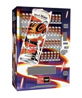 コラボ自動販売機のイメージ。
