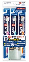 「ドゥークリアハブラシ ［コンパクトヘッド］ステッカー入りハブラシ3本パック」