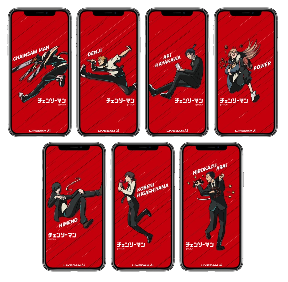 スマートフォンの待受画像。