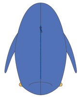 「アーニャのペンギンぬいぐるみ保冷バッグ」のイメージ。