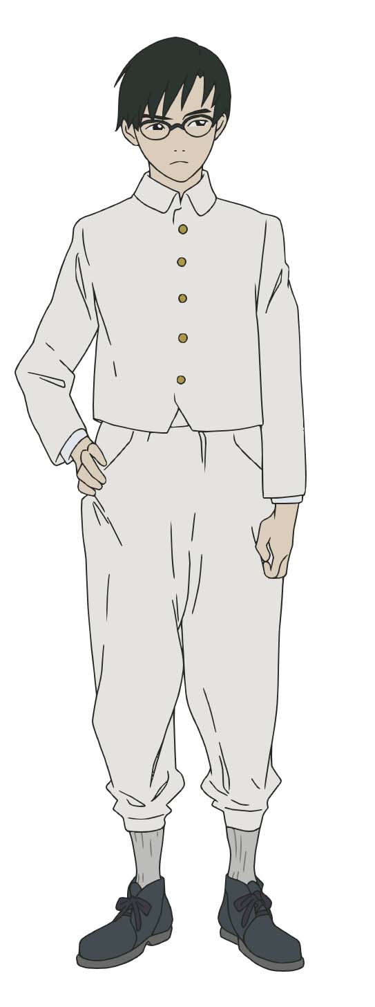 煌四（CV：石毛翔弥）。首都に暮らす15歳の元学生。優秀な頭脳を認められ、学院の特別生だった。失踪した火狩りを父に持ち、やがて極秘に雷火の研究を行う。