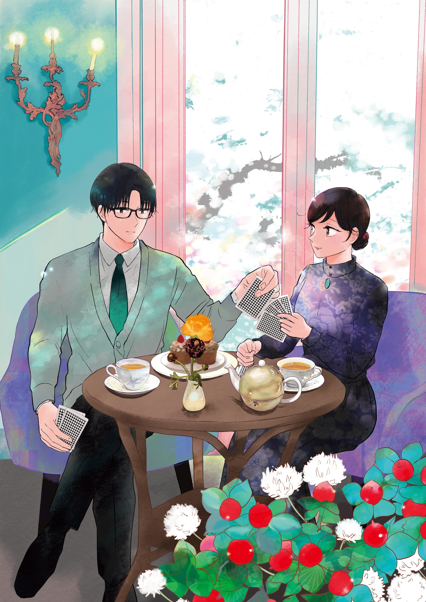 「ながたんと青と -いちかの料理帖-」イラスト (c)磯谷友紀/講談社