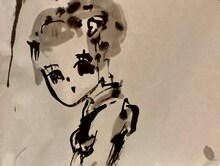 「しりあがり寿×京都藏や『夢の中で夢を見る』」部屋内のイメージ。