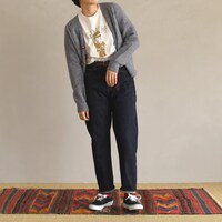 ビッグTシャツA着用イメージ。