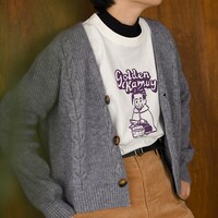 ビッグTシャツB着用イメージ。