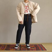 ビッグTシャツC着用イメージ。