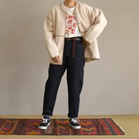 ビッグTシャツC着用イメージ。