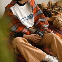 ビッグTシャツD着用イメージ。