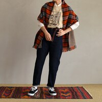 ビッグTシャツF着用イメージ。