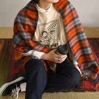 ビッグTシャツF着用イメージ。