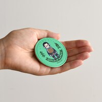 レザーバッジ（谷垣源次郎）