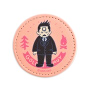 レザーバッジ（牛山辰馬）