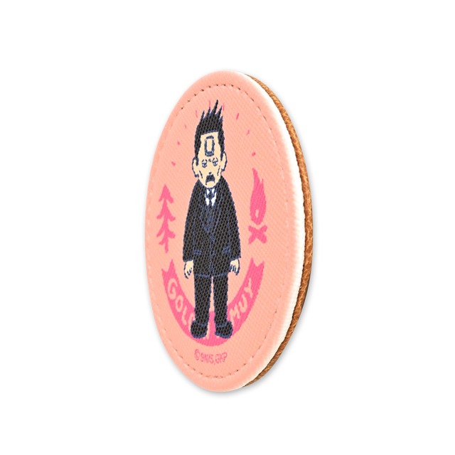 レザーバッジ（牛山辰馬）